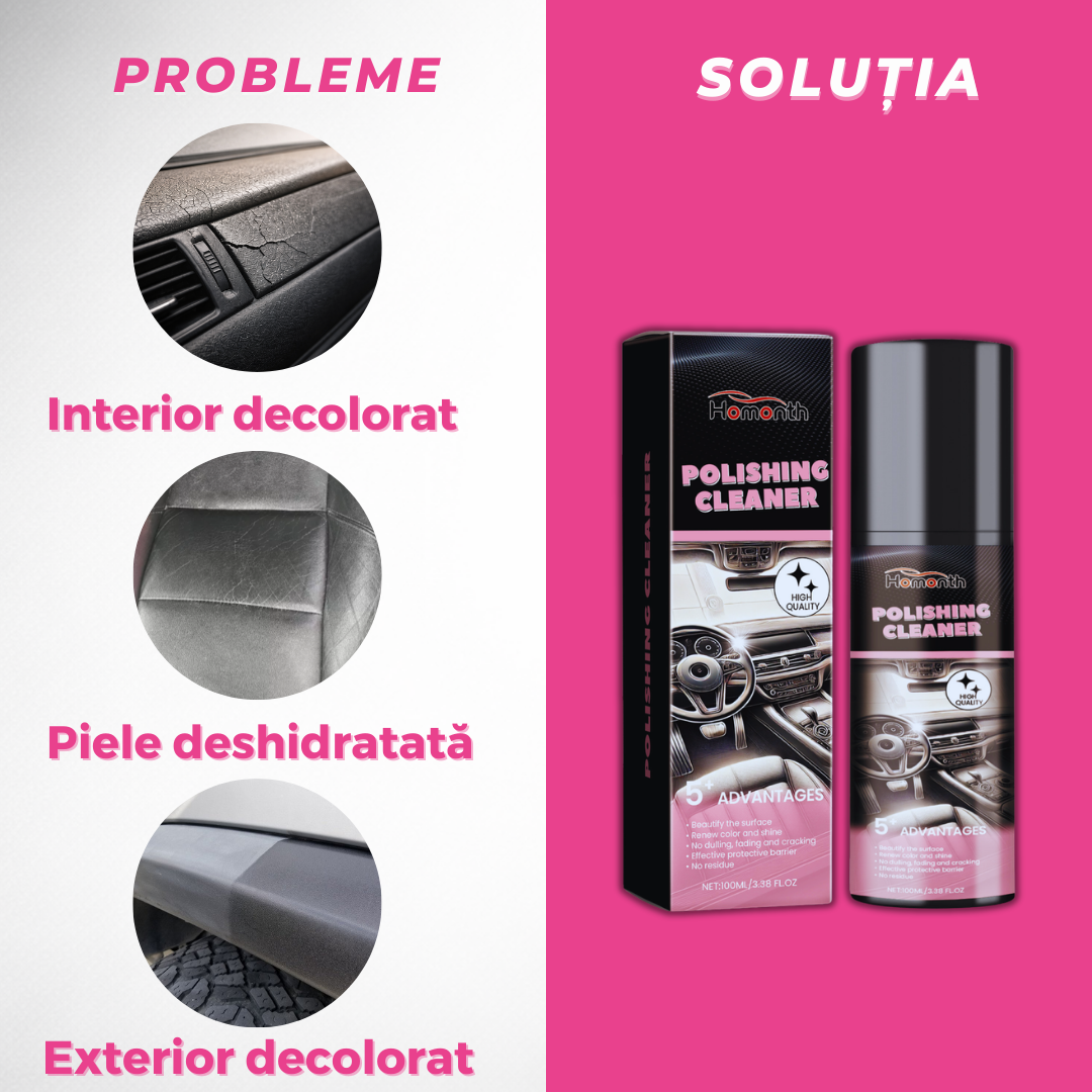 Spray Detailing Profesional - Curățare & Strălucire Instant